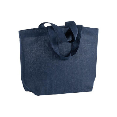 Shopper Greta colorata in cotone 120g colore blu