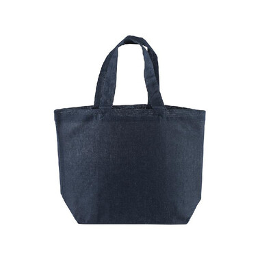 Shopper Greta colorata in cotone 120g colore blu