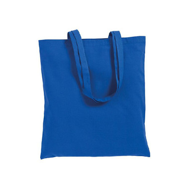 Shopper Jessy colorata in cotone 120g colore royal