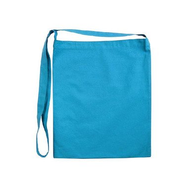 Shopper colorata con tracolla colore celeste