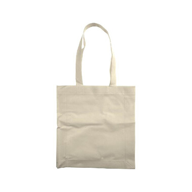 Shopper in TNT cucito  colore naturale