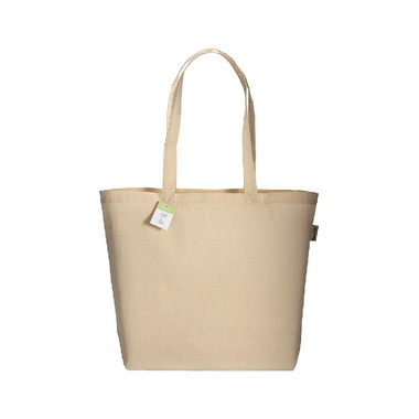 Shopper in cotone organico 50x38 cm colore naturale