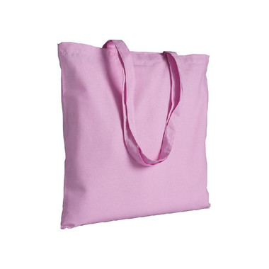 Shopper manici lunghi 42x42 colorata colore rosa