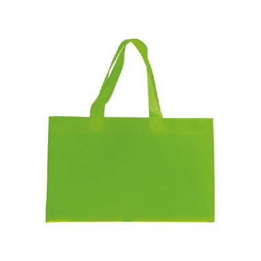 Shopper Rectangle in tnt con manici corti colore verde mela