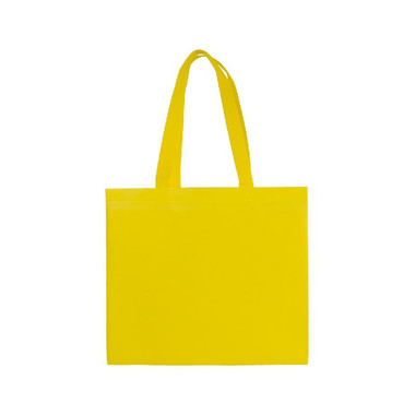 Shopper Sun in TNT laminato colore giallo