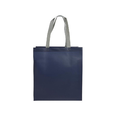 Shopper colorata con manici grigi colore blu