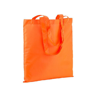 Shopper in poliestere colori fluo colore arancione