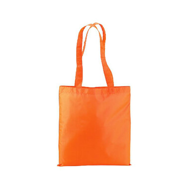 Shopper in poliestere colori fluo colore arancione