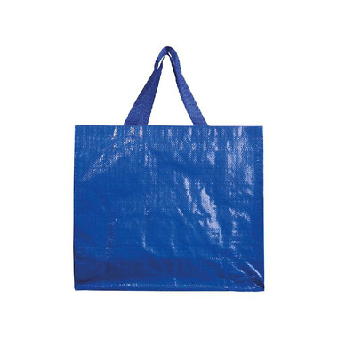 Shopper in polipropilene laminato colore royal