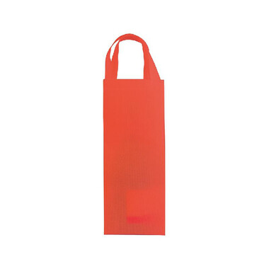 Shopper porta bottiglia in TNT colore rosso
