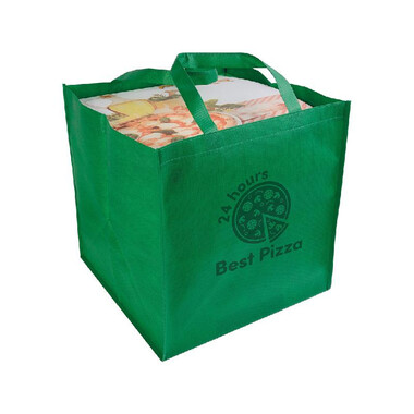 Shopper porta pizze TNT  colore verde