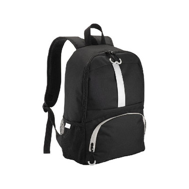 Zaino porta PC in poliestere ripstop colore argento