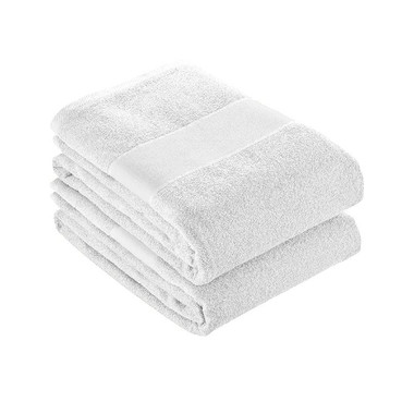 Asciugamano 40x90 cm in spugna di cotone colore bianco