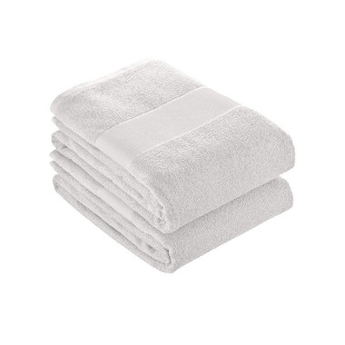Asciugamano con banda opaca stampabile colore bianco
