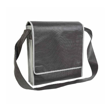 Borsa con tracolla in tnt colore nero