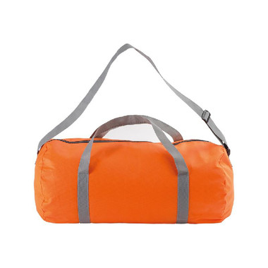 Borsa sport con tracolla e manici colore arancione