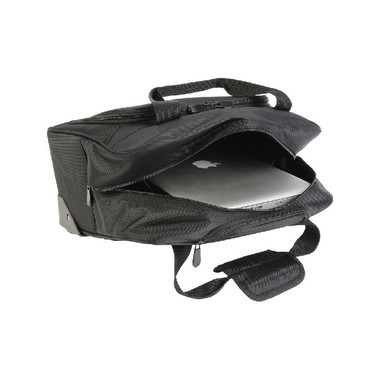Borsa trolley porta pc con manico estraibile colore nero