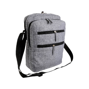 Borsello two tone 4 tasche colore grigio