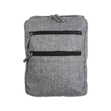 Borsello two tone 4 tasche colore grigio