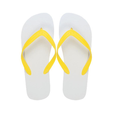 Infradito unisex taglia unica 40-44 colore giallo