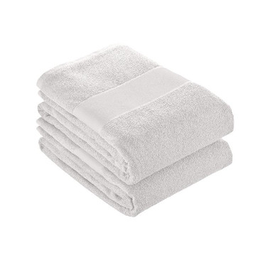 Telo in spugna di cotone 70x140 cm colore bianco