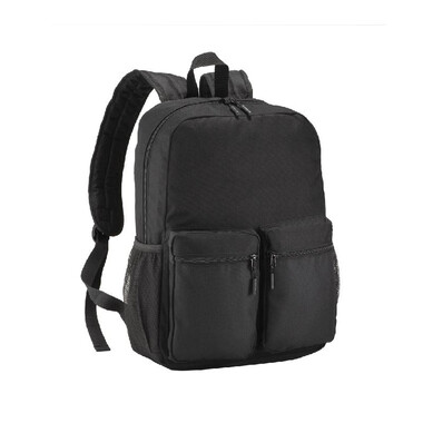 Zaino a 5 tasche in poliestere colore nero