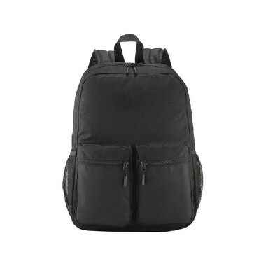 Zaino a 5 tasche in poliestere colore nero