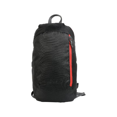 Zaino con tasche e cerniere colorate colore rosso