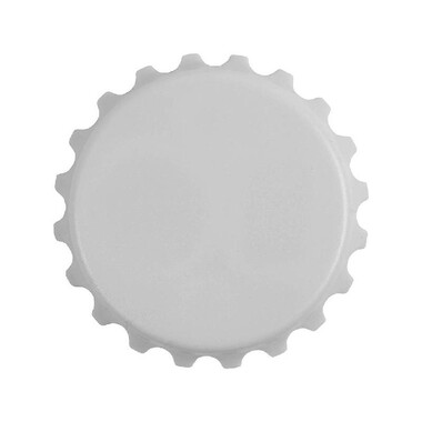 Apribottiglie e svita-tappo con magneti colore bianco