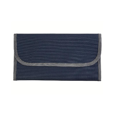 Bustina porta documenti 3 tasche colore blu