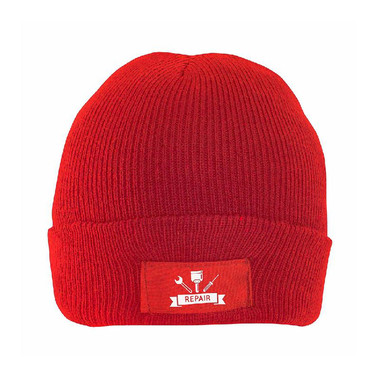 Cappellino 6 pannelli in cotone e poliestere colore rosso