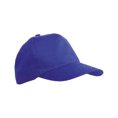 Cappellino bimbo 5 pannelli colore royal