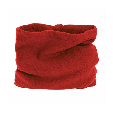Fascia scaldacollo senza cordino colore rosso
