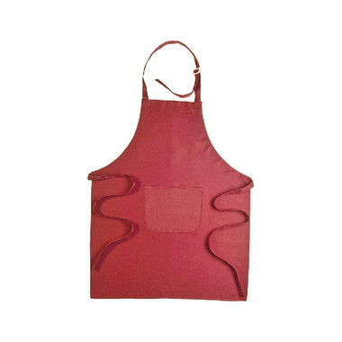 Grembiule con laccio collo regolabile colore rosso