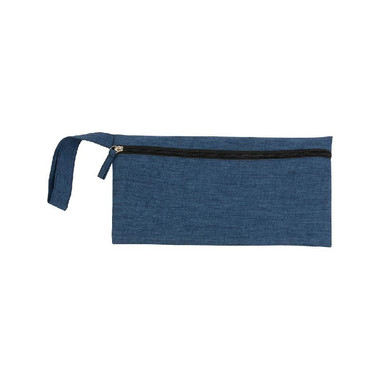 Porta documenti con pratica maniglia colore blu