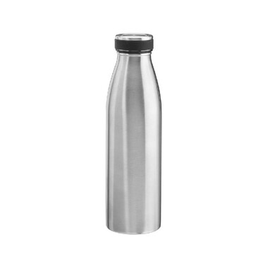 Thermos in acciaio inossidabile con doppia parete isolante colore argento