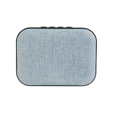 Altoparlante Bluetooth con microfono incorporato colore celeste