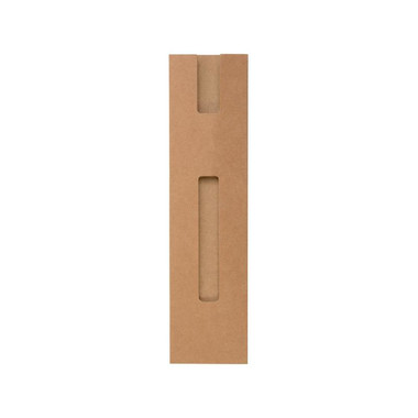 Astuccio porta penna in carta riciclata colore naturale