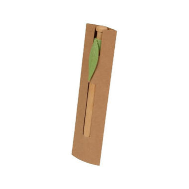 Astuccio porta penna in carta riciclata colore naturale