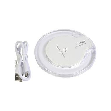 Base di ricarica wireless  colore bianco