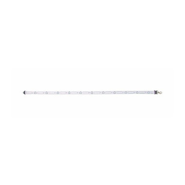 Lanyard in RPET colore bianco