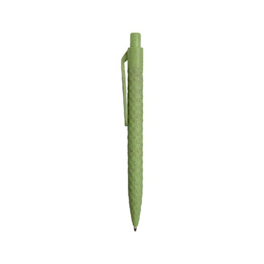 Penna in paglia di grano colorata  colore verde mela