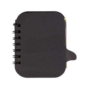 Porta post-it colorati a forma di fumetto colore nero