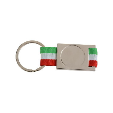 Portachiavi alluminio nylon colore tricolore