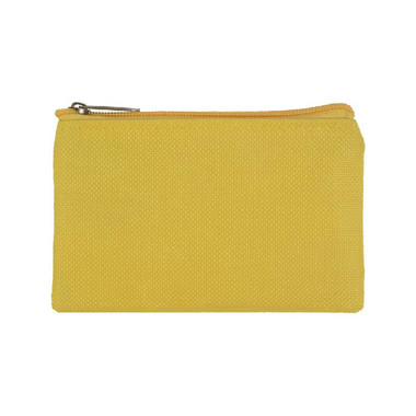Portamonete con portachiavi  colore giallo