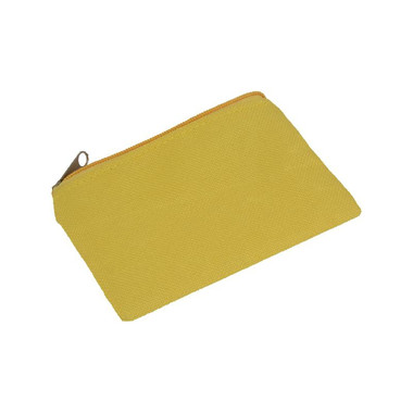 Portamonete con portachiavi  colore giallo