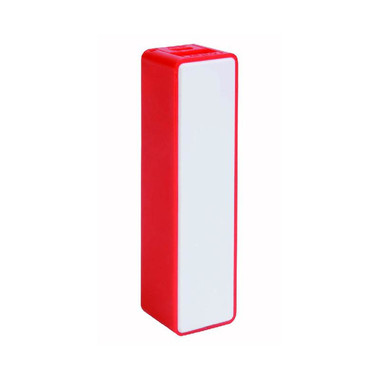 Power bank  con tripla protezione da corto circuito colore rosso