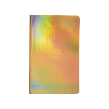 Quaderno in cartoncino effetto metallizzato colore oro