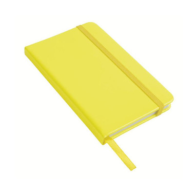 Quaderno in poliuretano in colore fluo colore giallo