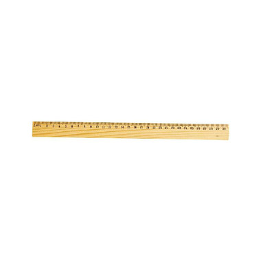 Righello in legno da 30 cm colore naturale